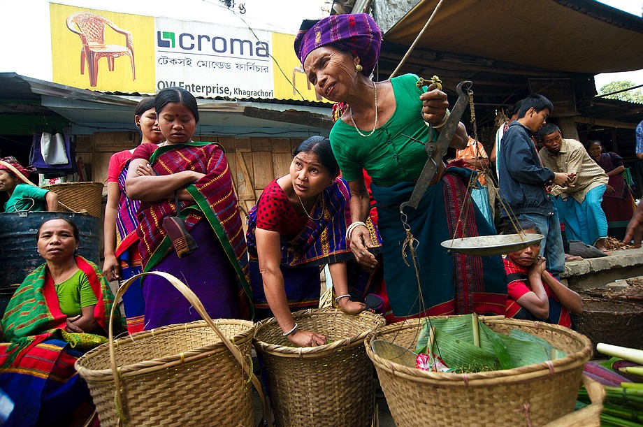 Market day w Khagrachhari (Chittagong Hill Tracts)